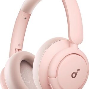 Anker Over-Ear Noise Canceling Headphones in Soft Pink